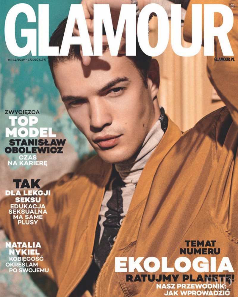 Stanis?aw Obolewicz featured on the Glamour Poland cover from December 2019