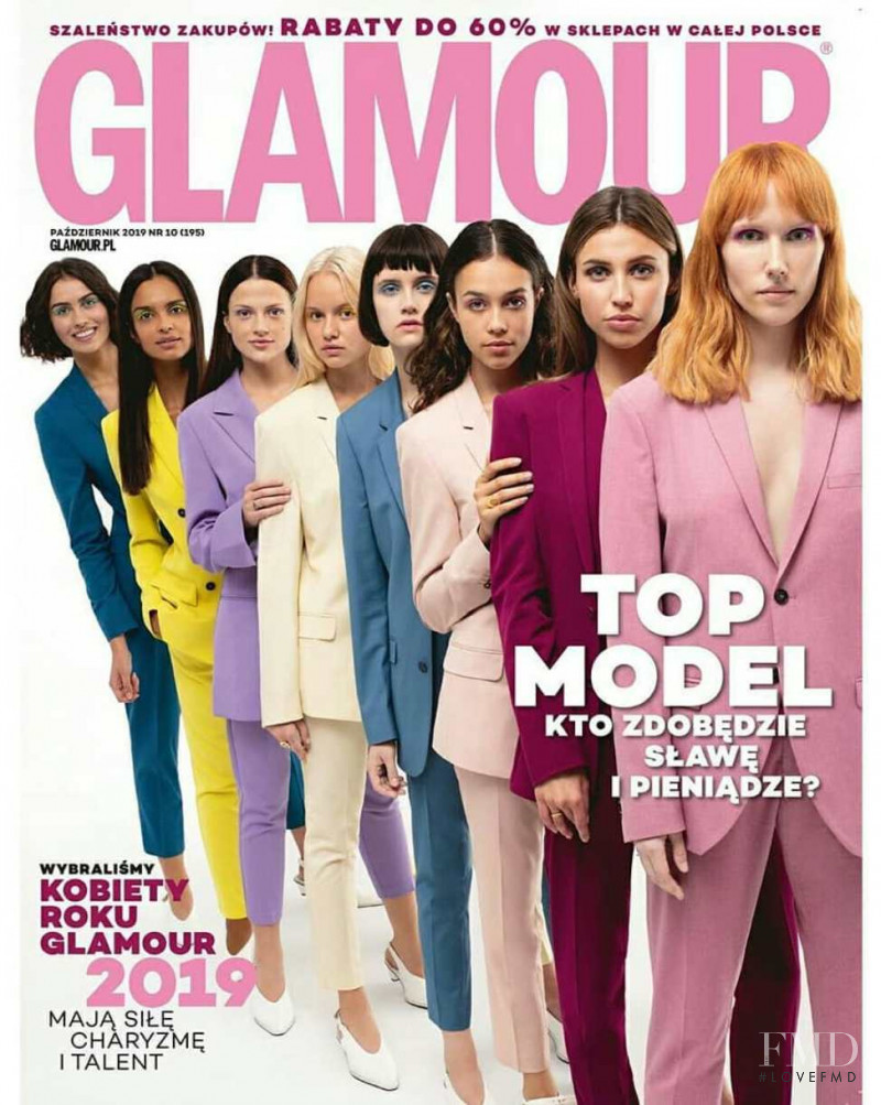  featured on the Glamour Poland cover from October 2019