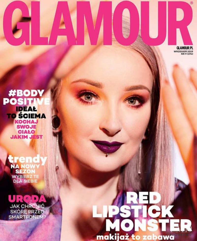Ewa Grzelakowska-Kostogl featured on the Glamour Poland cover from September 2019
