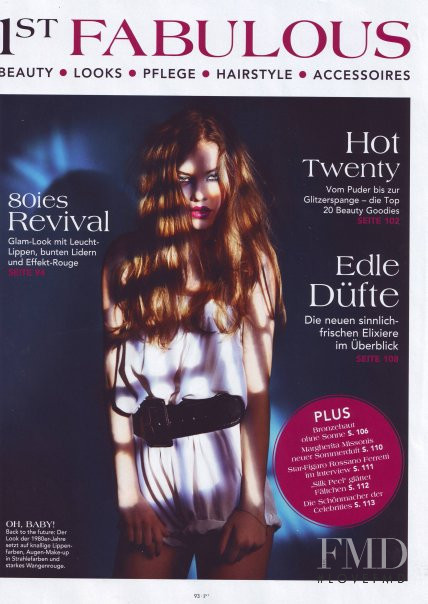 Barbara Palvin featured on the 1st cover from July 2009