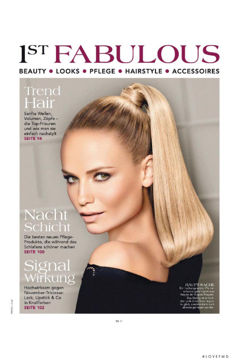 Natasha Poly featured on the 1st cover from November 2014