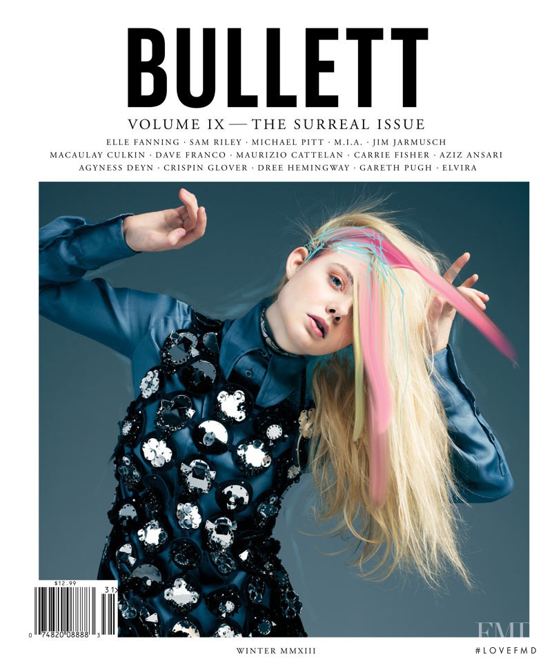 Elle Fanning featured on the Bullett cover from December 2012