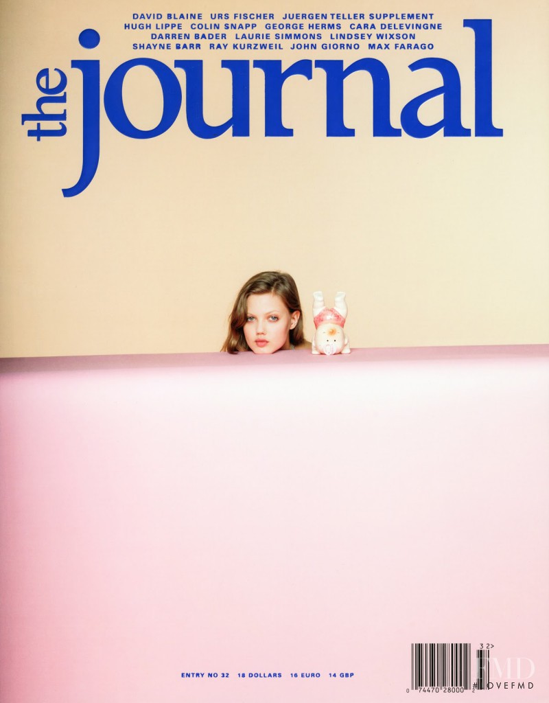 Lindsey Wixson featured on the the journal cover from December 2012