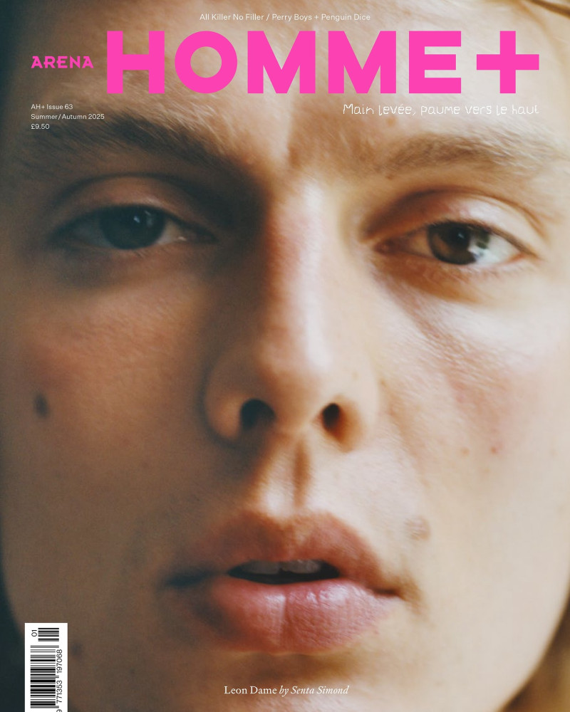 Leon Dame featured on the Arena Homme + cover from May 2025