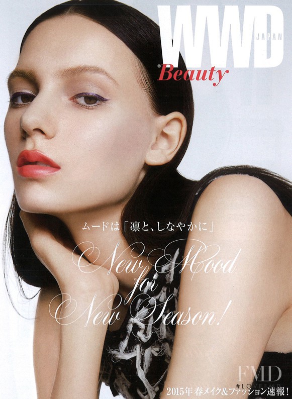 Cam Kerekes featured on the WWD Japan cover from March 2015