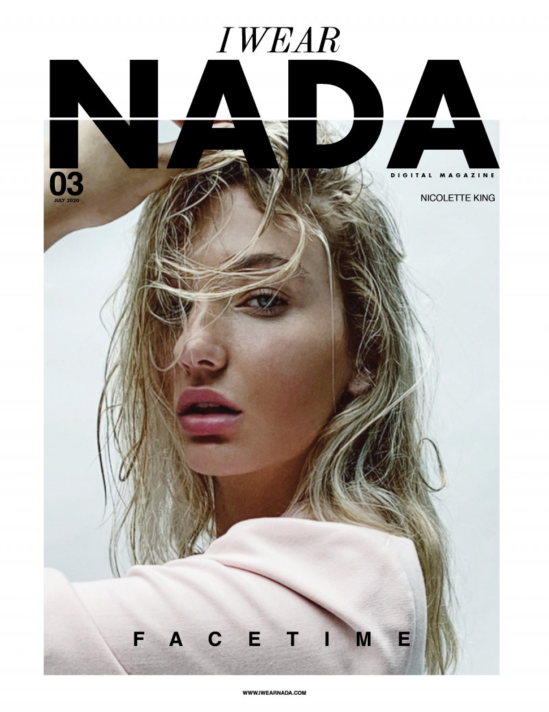 Nicolette King featured on the I Wear Nada cover from July 2020
