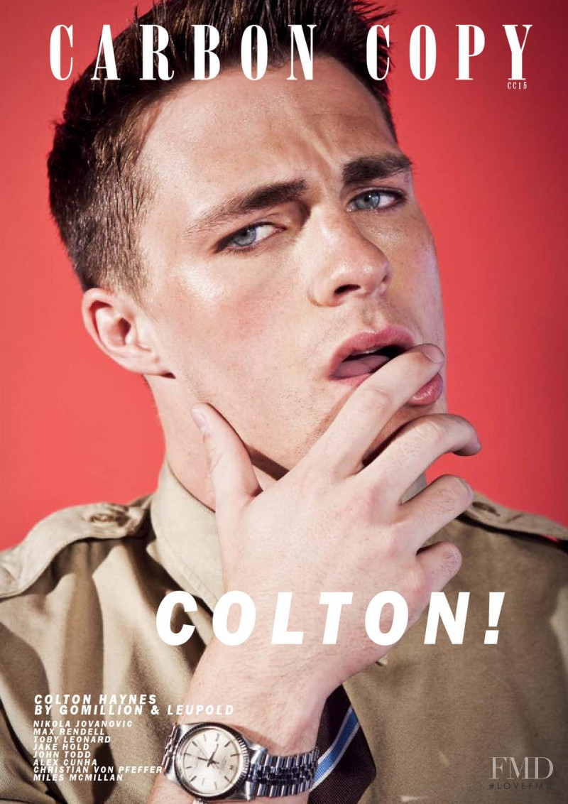 Colton Haynes featured on the Carbon Copy by Client cover from September 2012