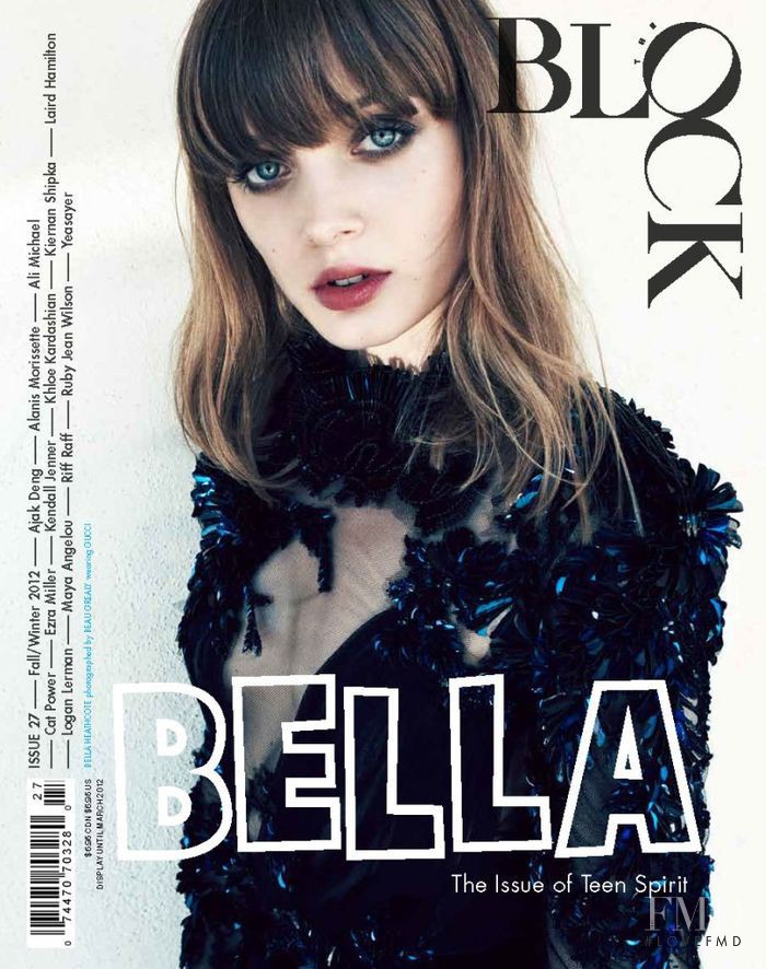 Bella Heathcote featured on the The Block Magazine cover from September 2012