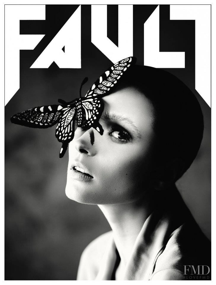 Agne Petkute featured on the Fault Magazine cover from September 2011