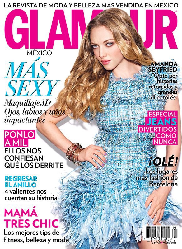 Amanda Seyfried featured on the Glamour Mexico cover from May 2013