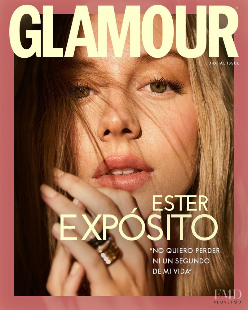 Ester Exposito featured on the Glamour Mexico cover from July 2020