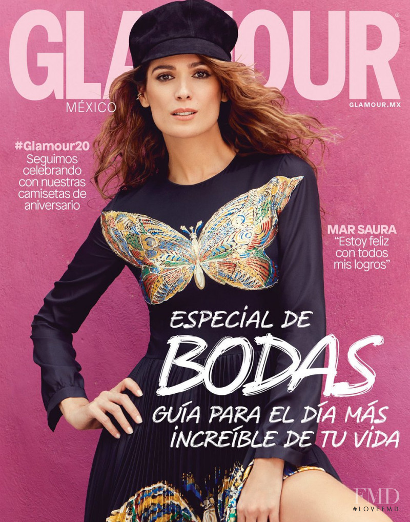 Mar Saura featured on the Glamour Mexico cover from November 2018