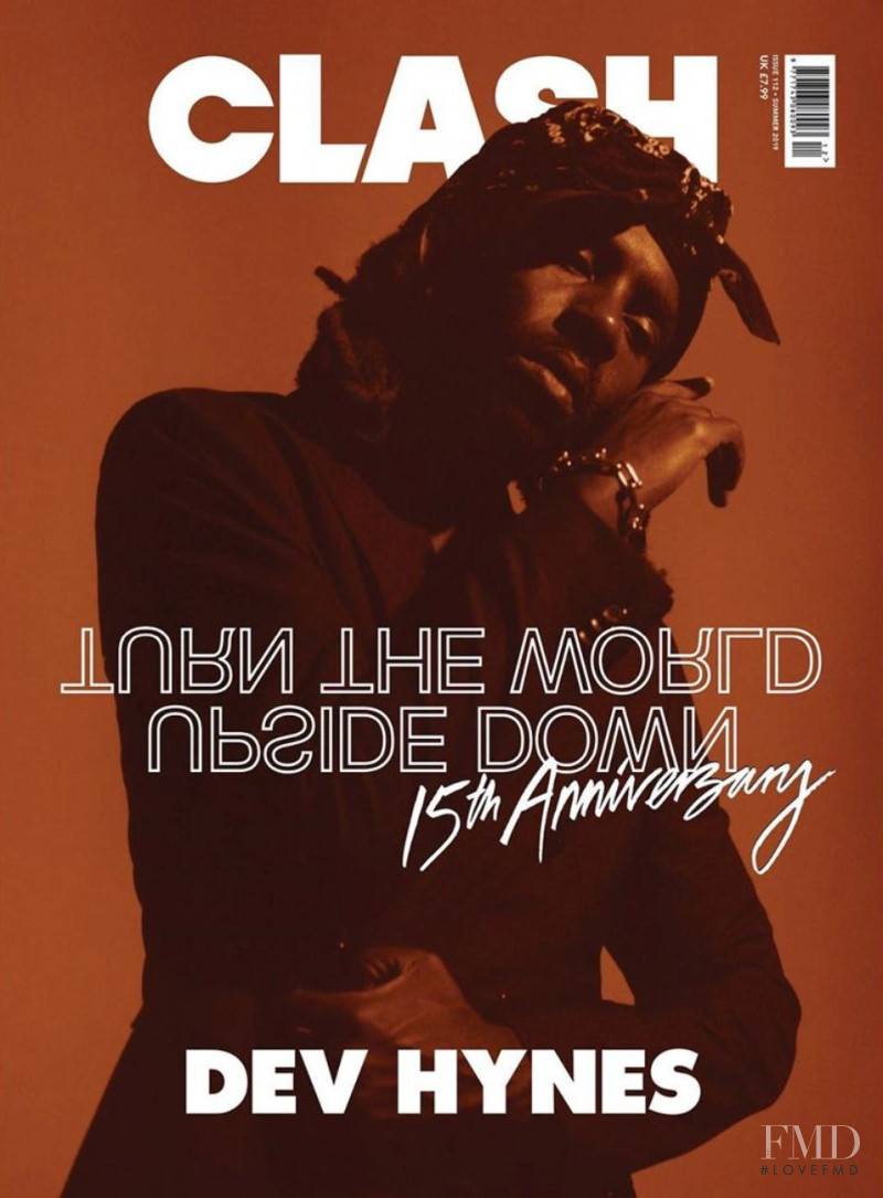 Dev Hynes featured on the Clash cover from August 2019