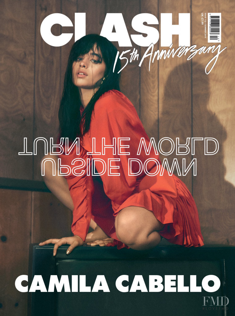 Camila Cabello featured on the Clash cover from August 2019