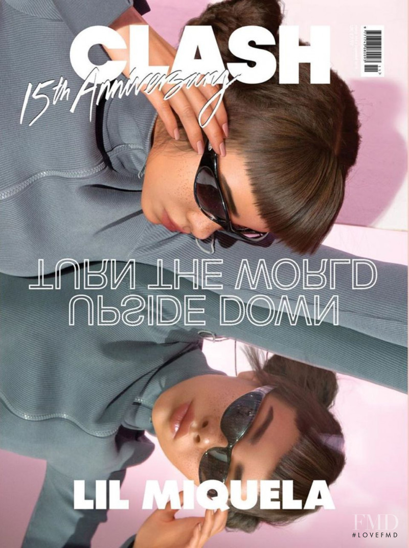 Lil Miquela featured on the Clash cover from August 2019
