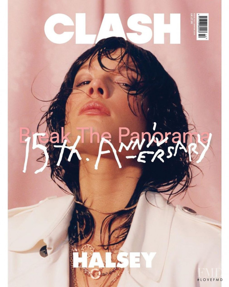 Halsey featured on the Clash cover from December 2019