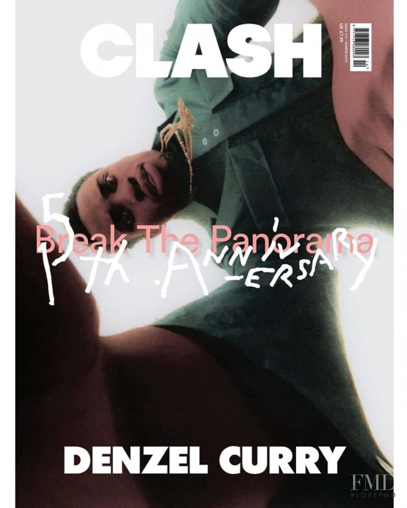 Denzel Curry featured on the Clash cover from December 2019