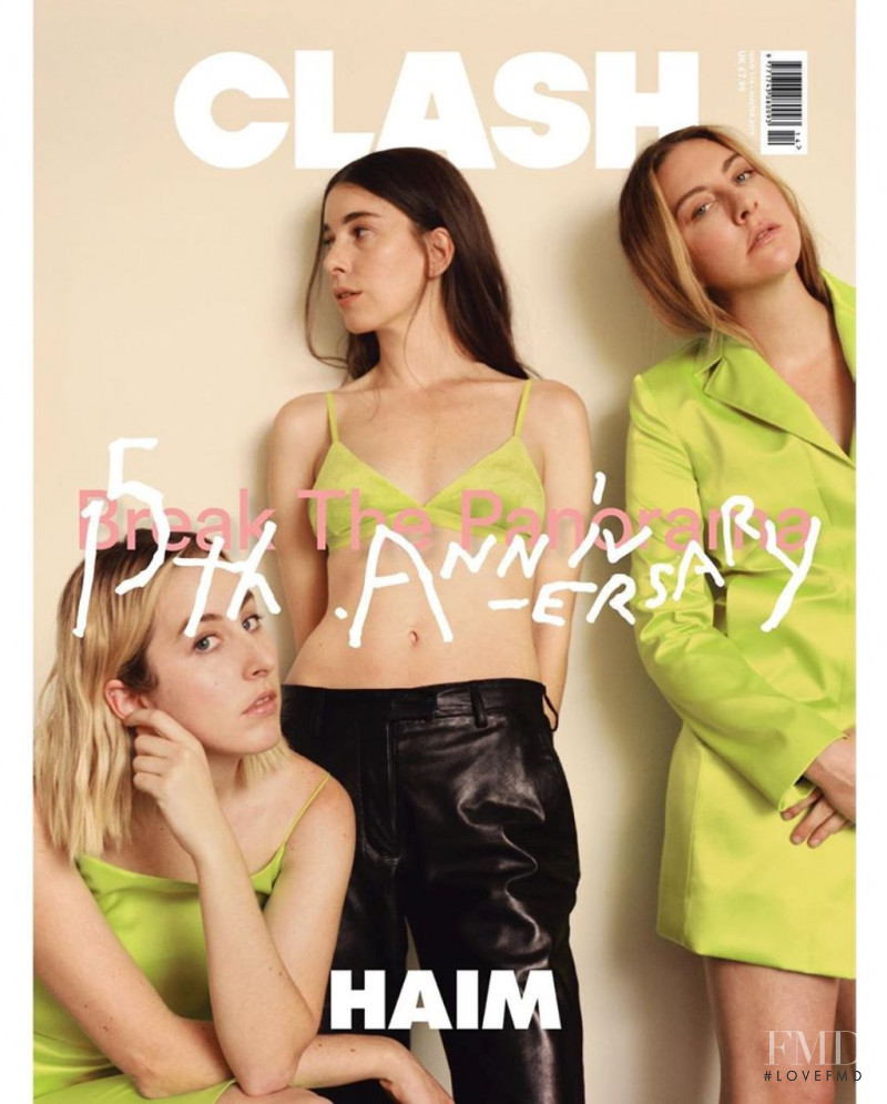 Haim featured on the Clash cover from December 2019