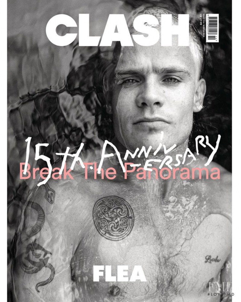 Flea featured on the Clash cover from December 2019