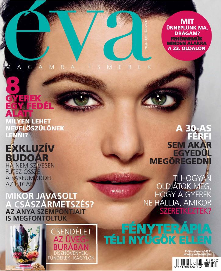  featured on the Éva Hungary cover from February 2008