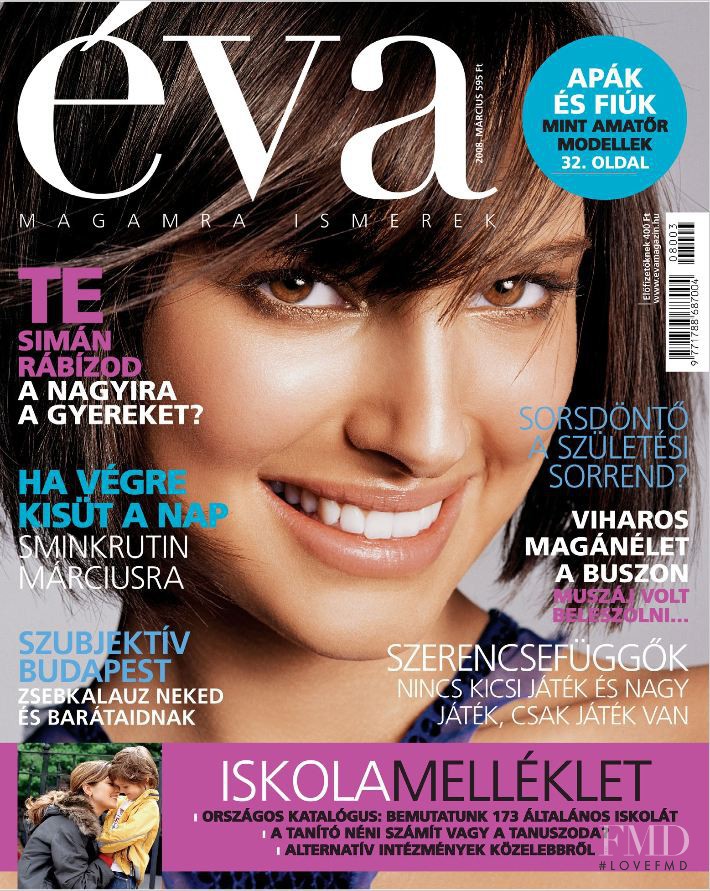  featured on the Éva Hungary cover from March 2008