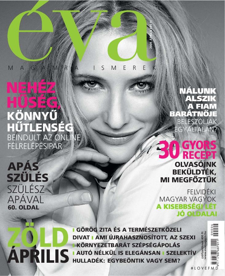  featured on the Éva Hungary cover from April 2009