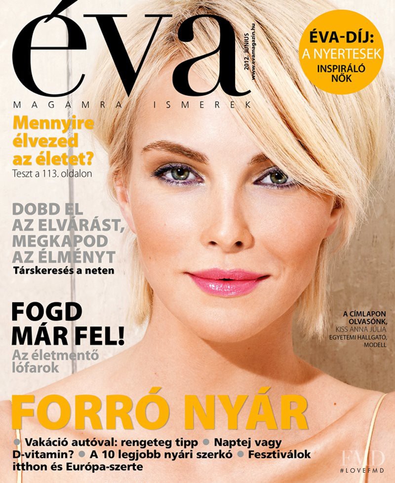  featured on the Éva Hungary cover from June 2012