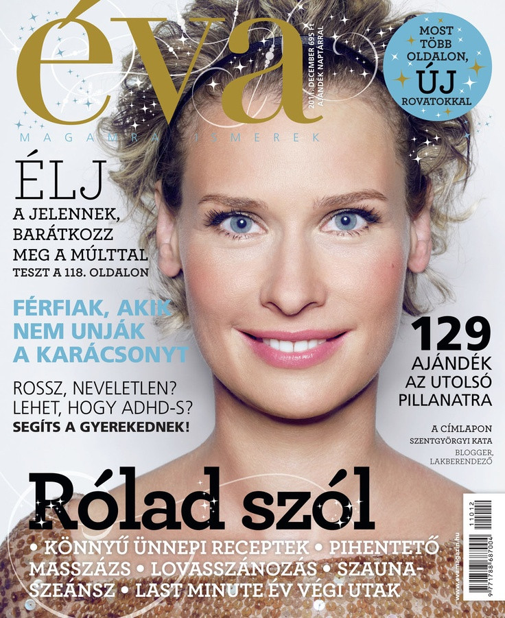  featured on the Éva Hungary cover from December 2011