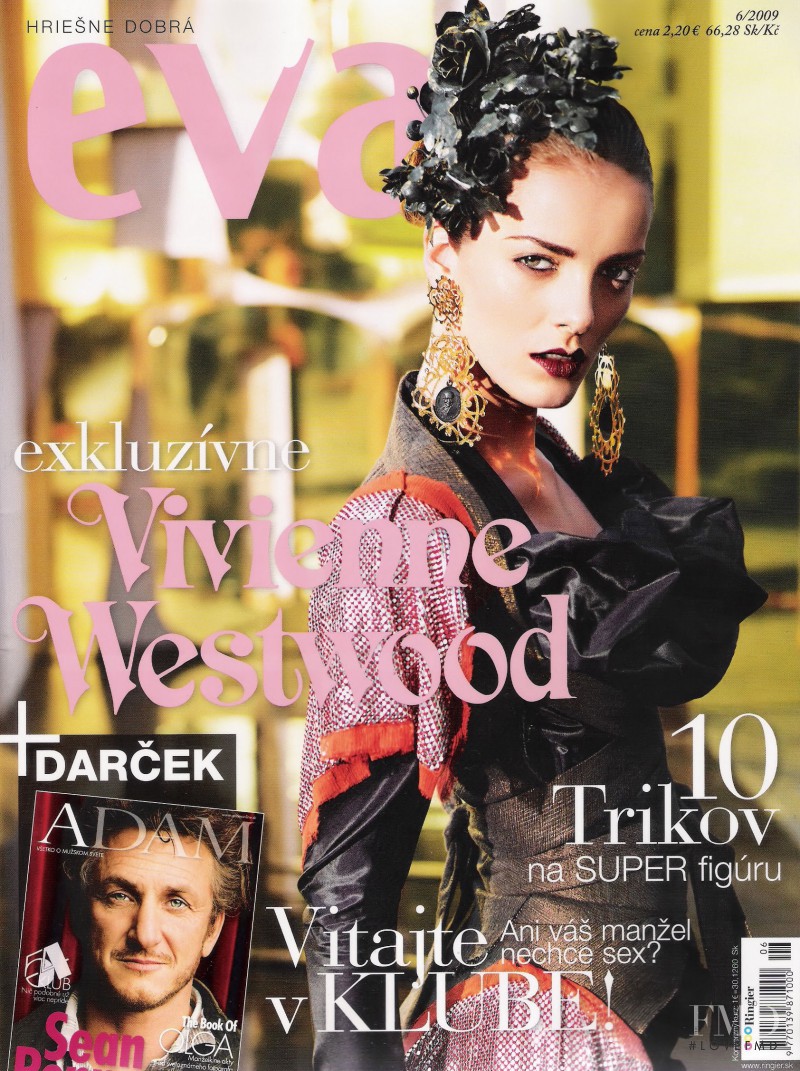 Denisa Dvorakova featured on the Éva Slovakia cover from June 2009