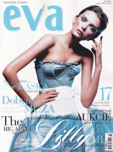 Lily Donaldson featured on the Éva Slovakia cover from February 2010