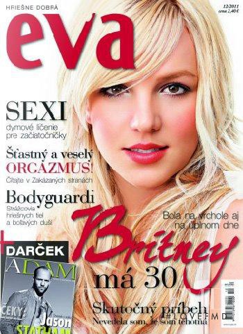Britney Spears featured on the Éva Slovakia cover from December 2011