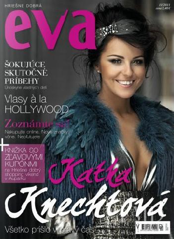Katka Knechtová featured on the Éva Slovakia cover from November 2011