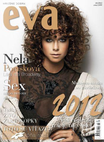 Nela Pocisková featured on the Éva Slovakia cover from January 2012