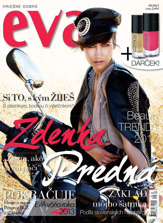 Zdenka Predná featured on the Éva Slovakia cover from September 2013