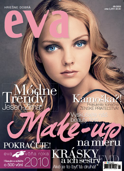 Heather Marks featured on the Éva Slovakia cover from September 2010