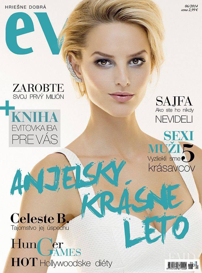 Michaela Kocianova featured on the Éva Slovakia cover from June 2014
