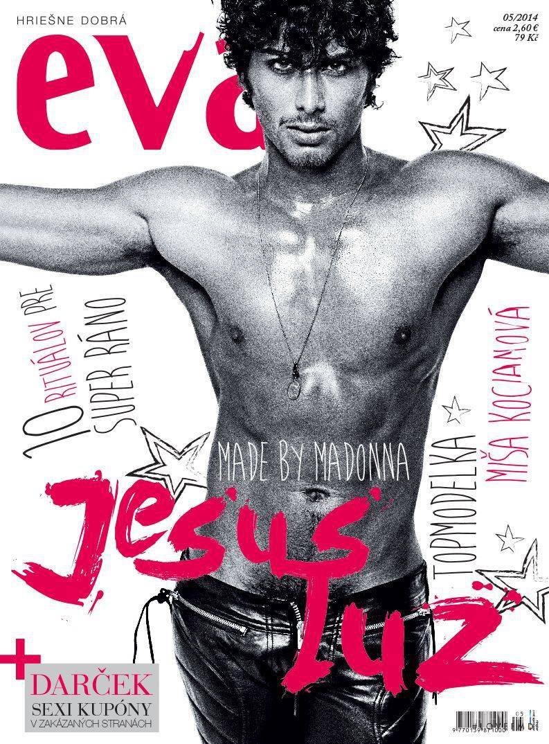 Jesús Luz featured on the Éva Slovakia cover from May 2014