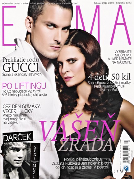  featured on the EMMA Slovakia cover from February 2010