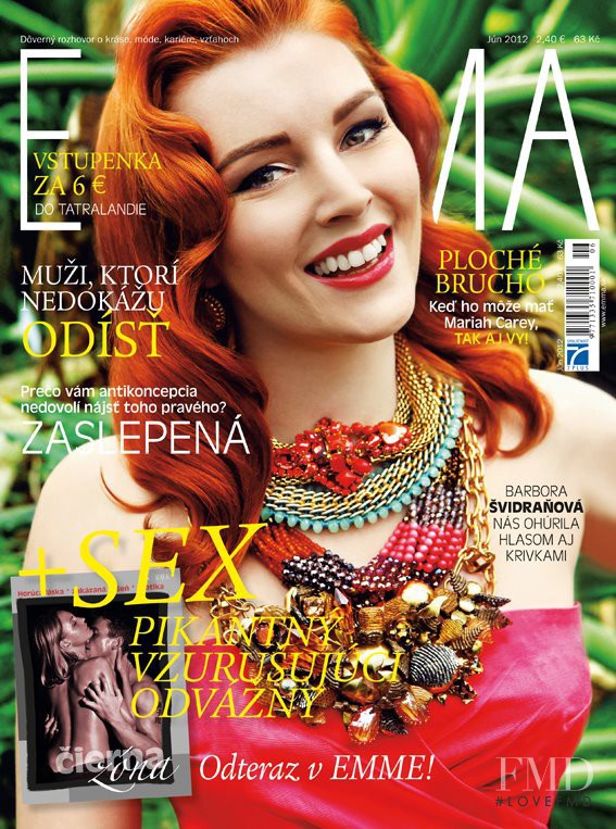 Barbora Svidranova featured on the EMMA Slovakia cover from June 2012