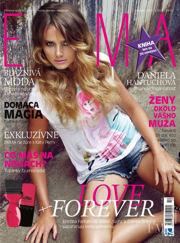 Daniela Hantuchová featured on the EMMA Slovakia cover from October 2013
