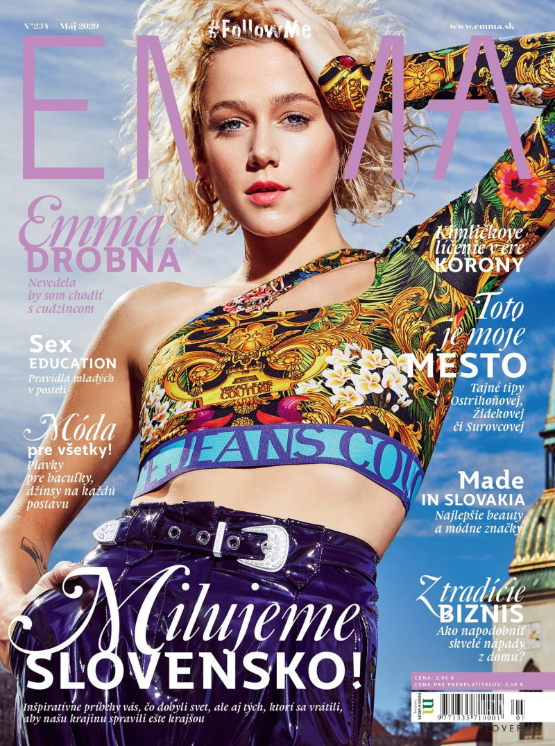 Emma Drobna featured on the EMMA Slovakia cover from May 2020