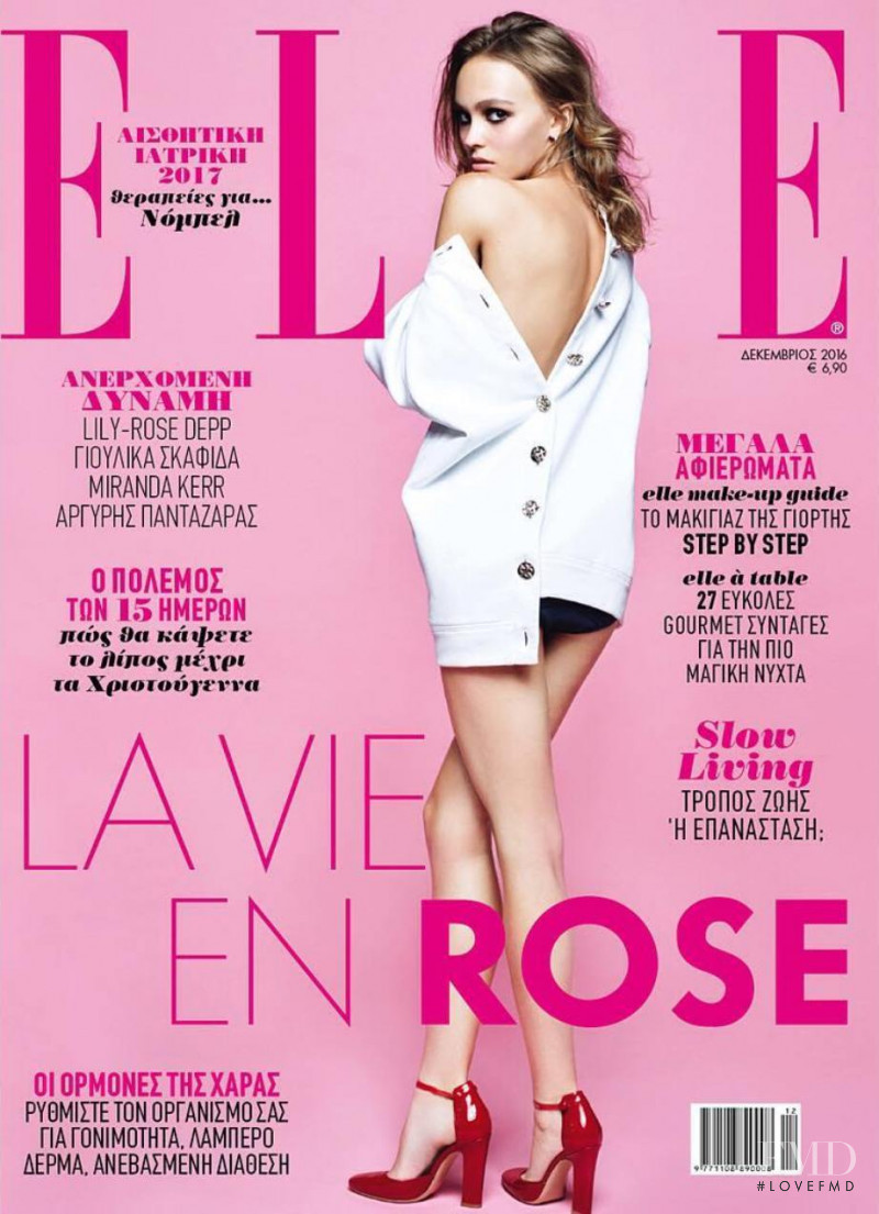  featured on the Elle Greece cover from December 2016