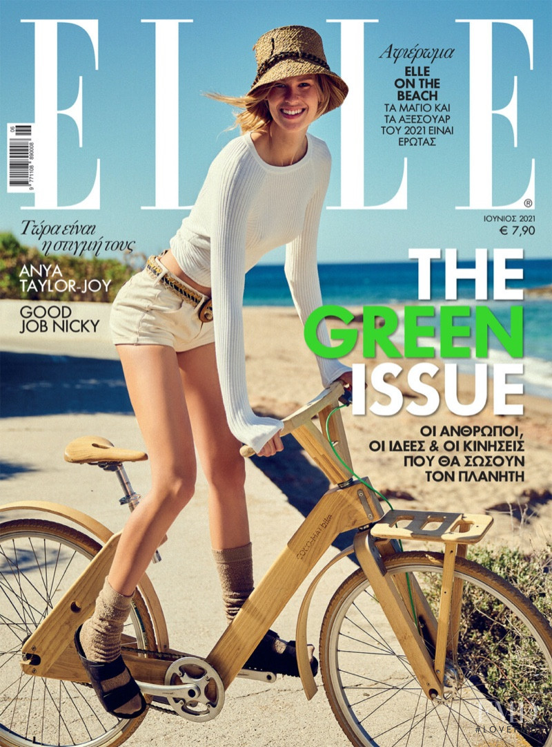 Mariina Keskitalo featured on the Elle Greece cover from June 2021