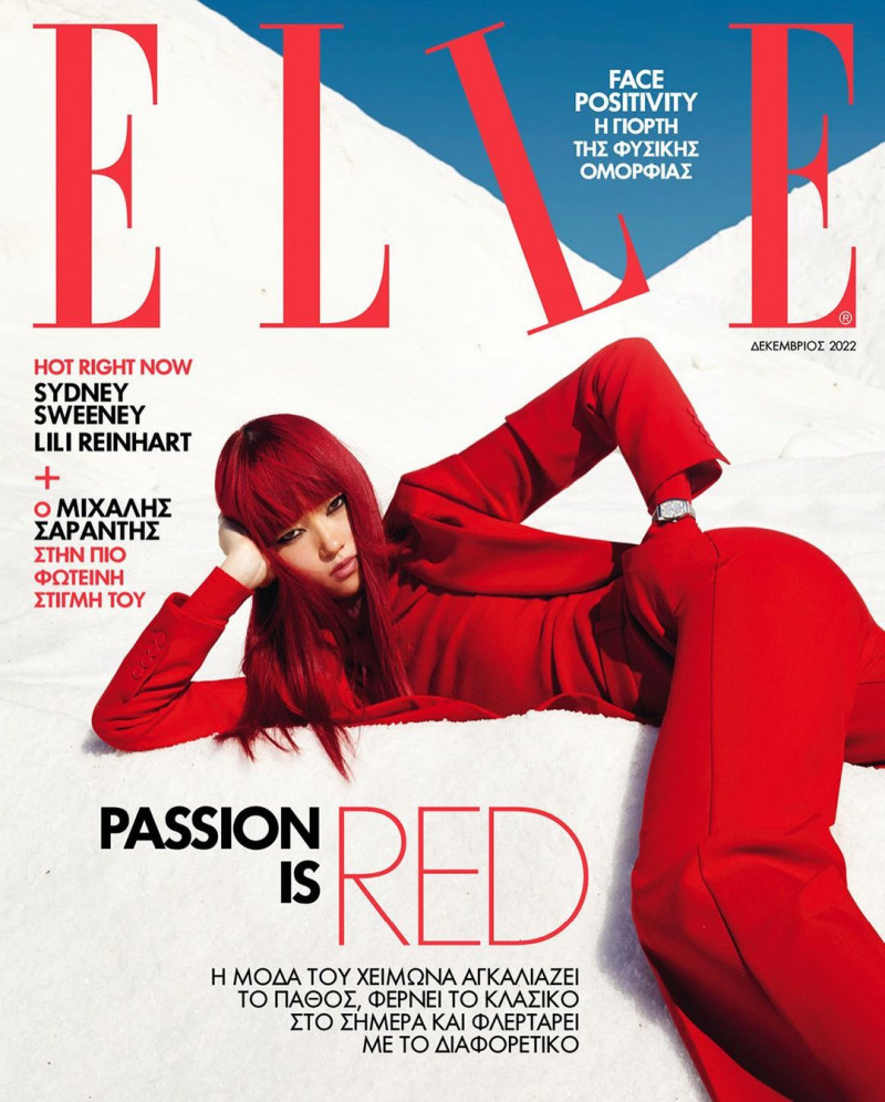  featured on the Elle Greece cover from December 2022