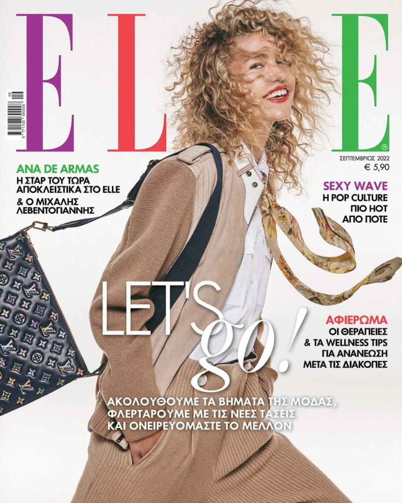  featured on the Elle Greece cover from September 2022