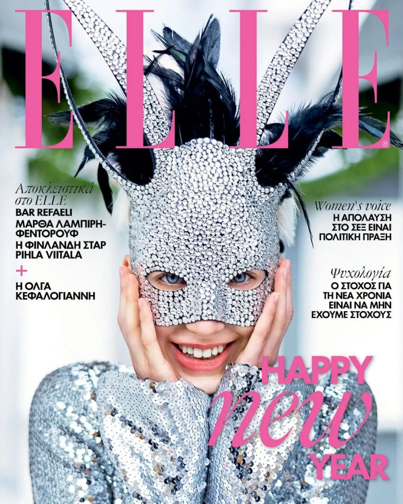  featured on the Elle Greece cover from January 2023