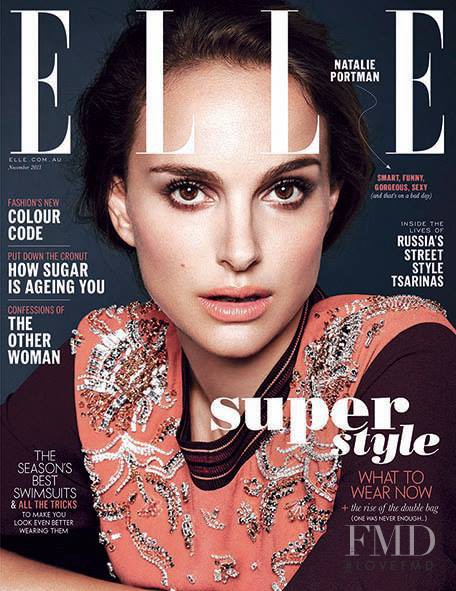Natalie Portman featured on the Elle Australia cover from November 2013