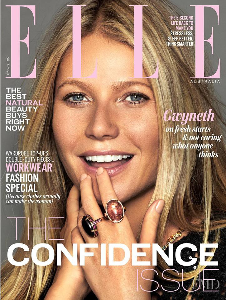 Gwyneth Paltrow featured on the Elle Australia cover from February 2017