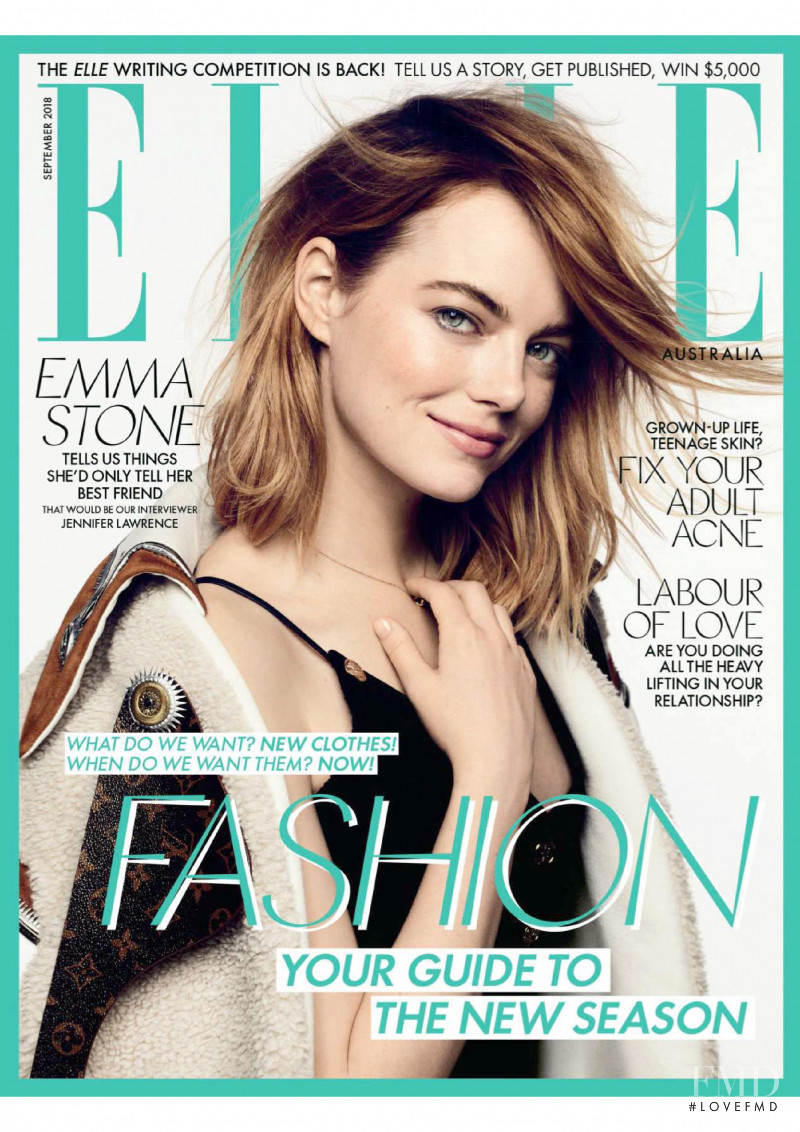  featured on the Elle Australia cover from September 2018
