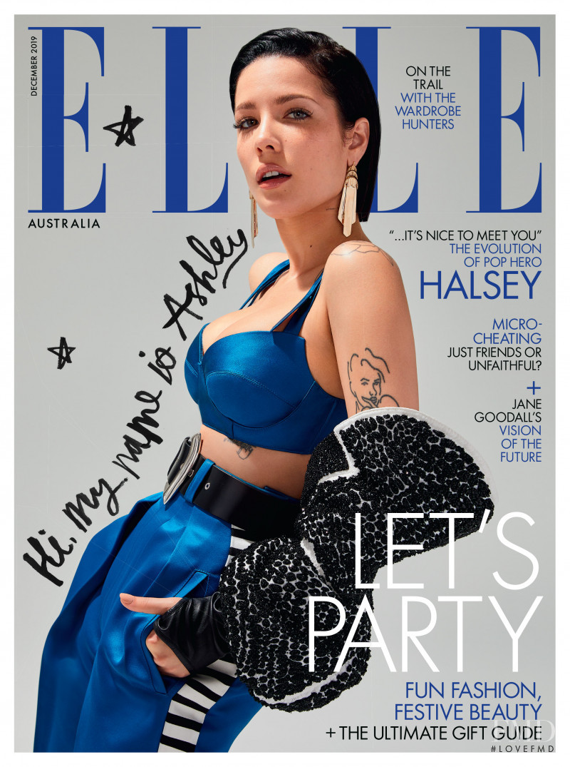  featured on the Elle Australia cover from December 2019